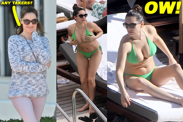 Kelly Brook Bikini Pics From Miami Beach