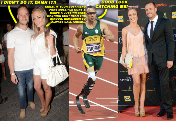 Oscar Pistorius  & Reeva Steenkamp