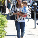 Actress Selma Blair takes baby Arthur for a doctor's appointment in Los Angeles