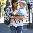 Actress Selma Blair takes baby Arthur for a doctor's appointment in Los Angeles