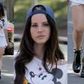 Lana Del Rey Gives Mickey Mouse A Shoutout in L.A.