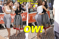 Maria Menounos Interviews Zhang Ziyi for “Extra TV” at The Grove