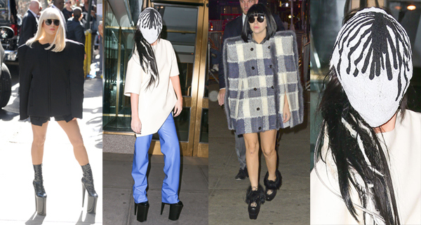 Lady Gaga Leaves "Good Morning America" Studio