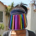 V. Stiviano Hides Her Face At The Nail Salon