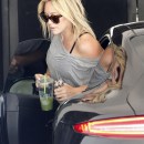 Exclusive... Hilary Duff Gets Her Workout In