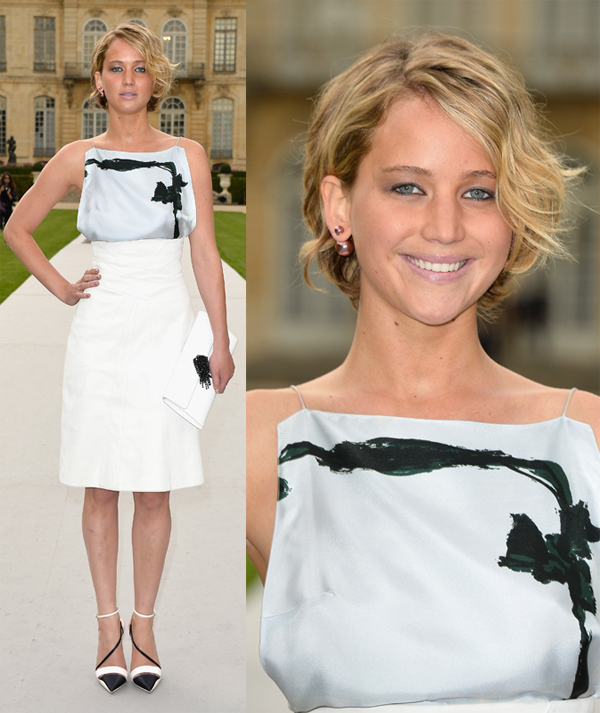 Jennifer Lawrence - Christian Dior fashion show in Paris adds---1-81927