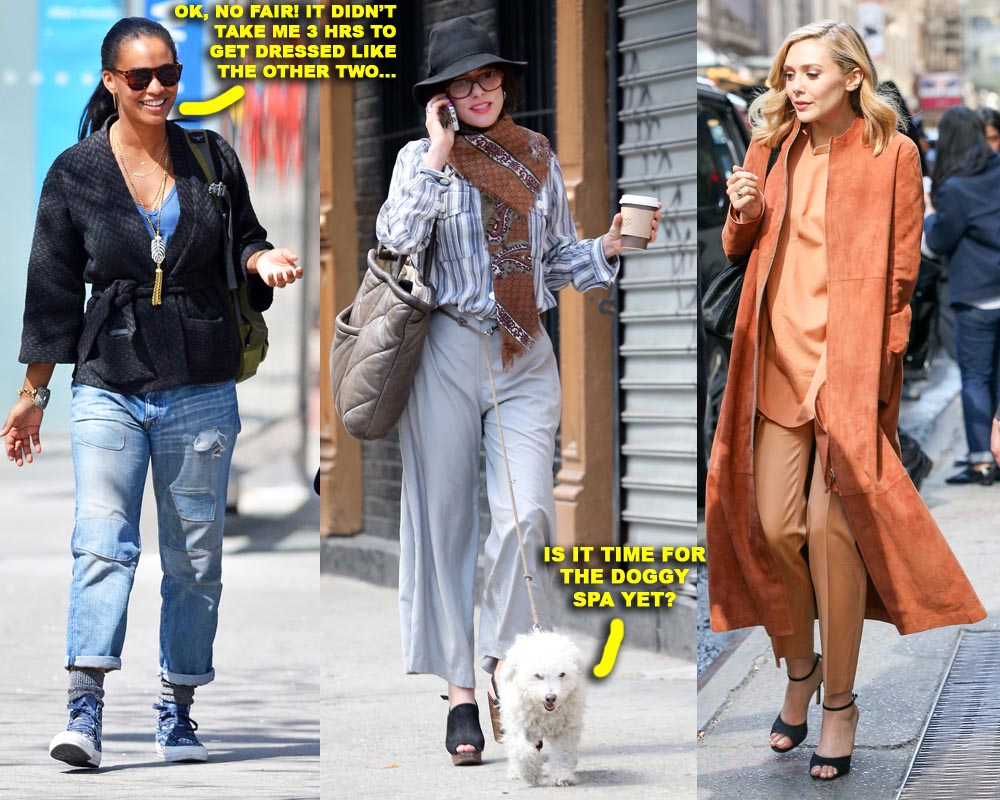 Joy Bryant, Parker Posey and Elizabeth Olsen