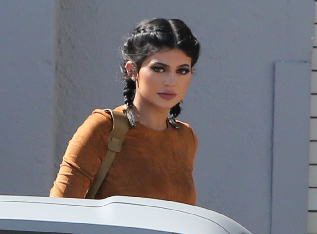 Kylie Jenner Stops By Smashbox Studios
