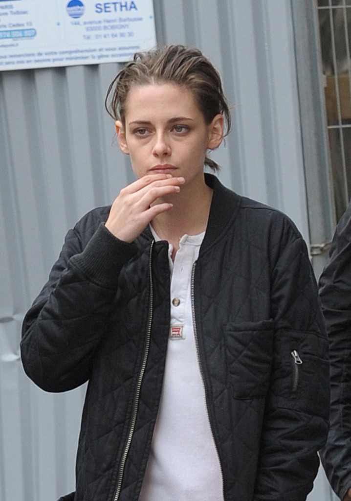 Kristen Stewart On The Set Of 'Personal Shopper' In Paris