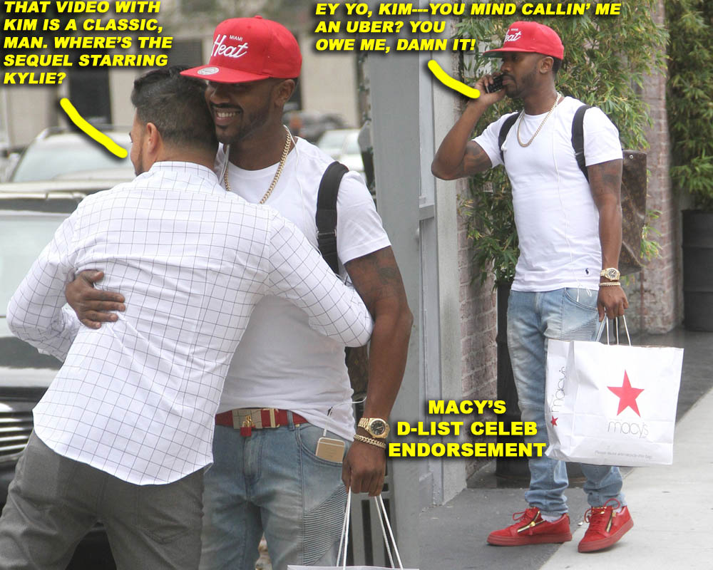 Ray J goes out for some shopping in Beverly Hills