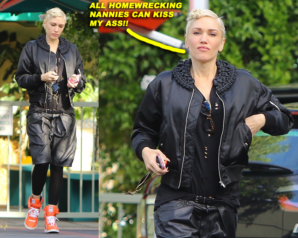 Gwen Stefani Stops By A Studio