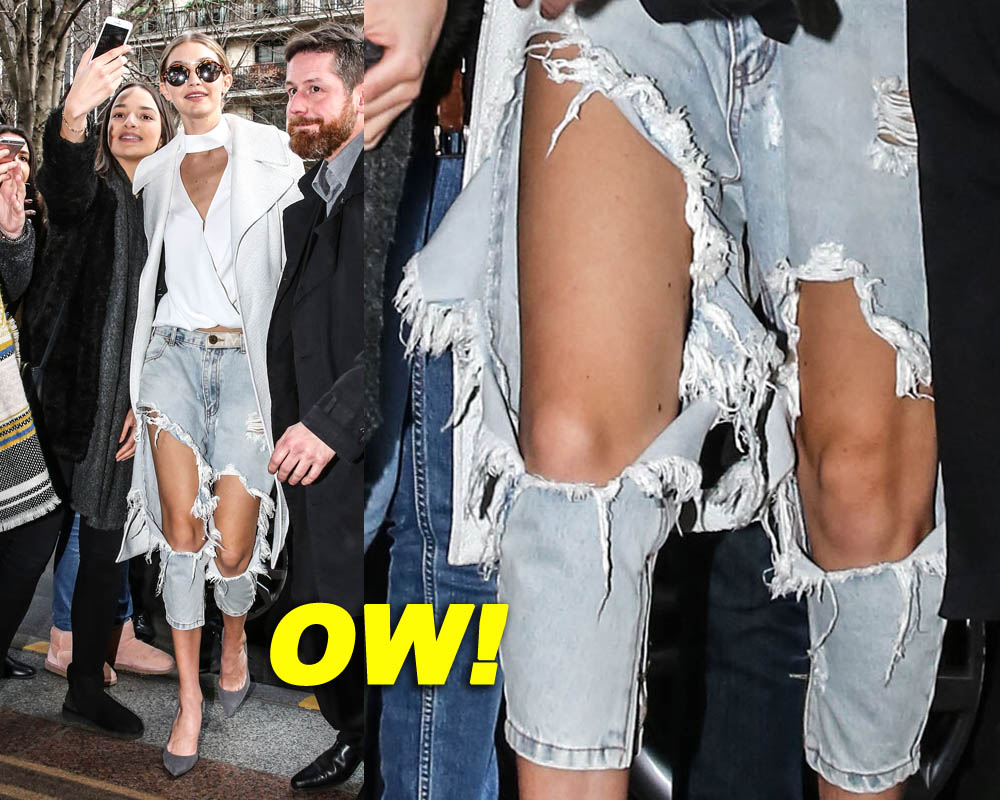 Kendall Jenner & Gigi Hadid Return To Their Hotel In Paris