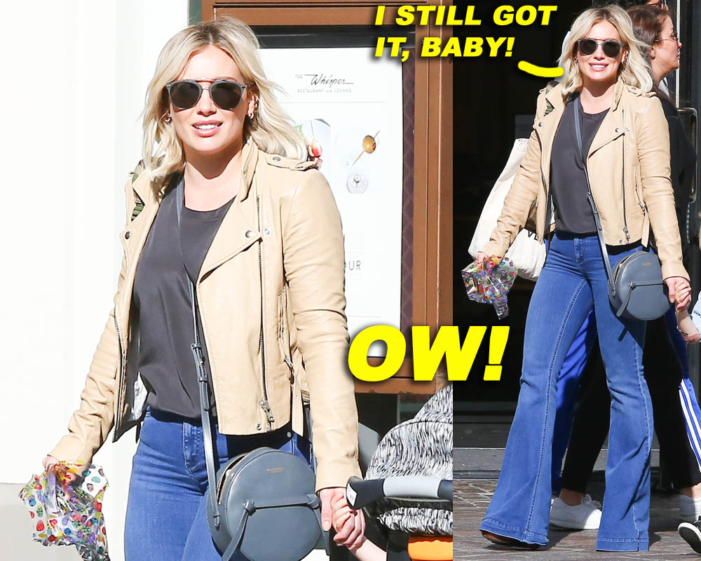 Hilary Duff Goes Shopping With Her Son At The Grove