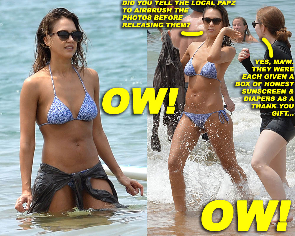 Jessica Alba Shows Off Her Bikini Body In Maui