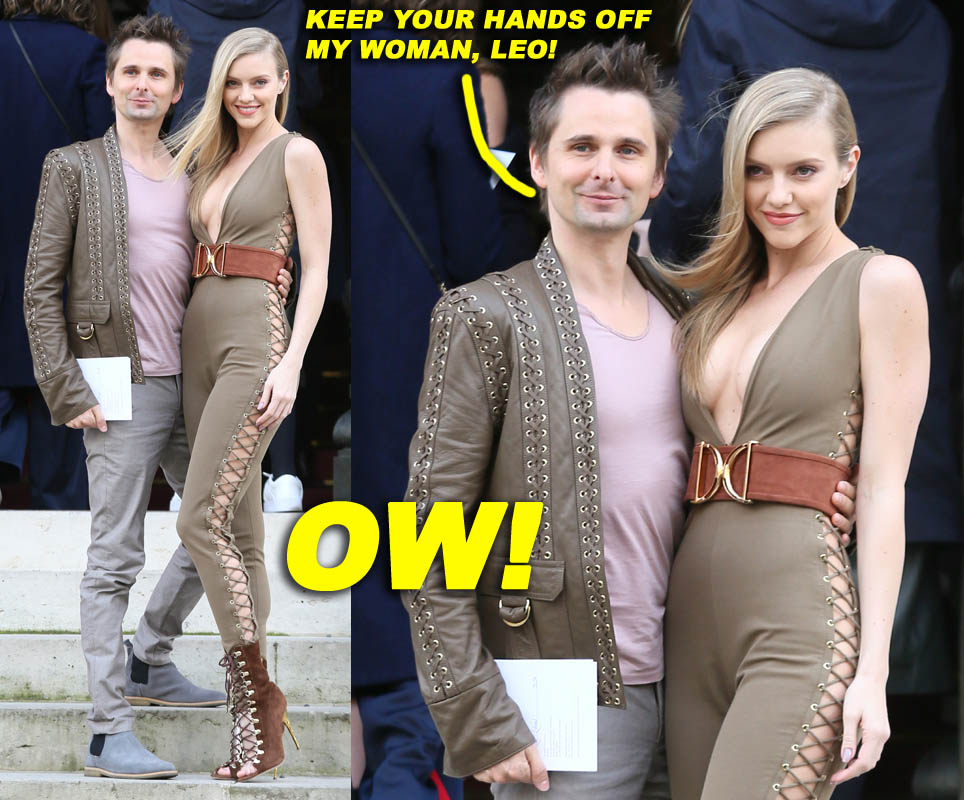 Matt Bellamy and Elle Evans