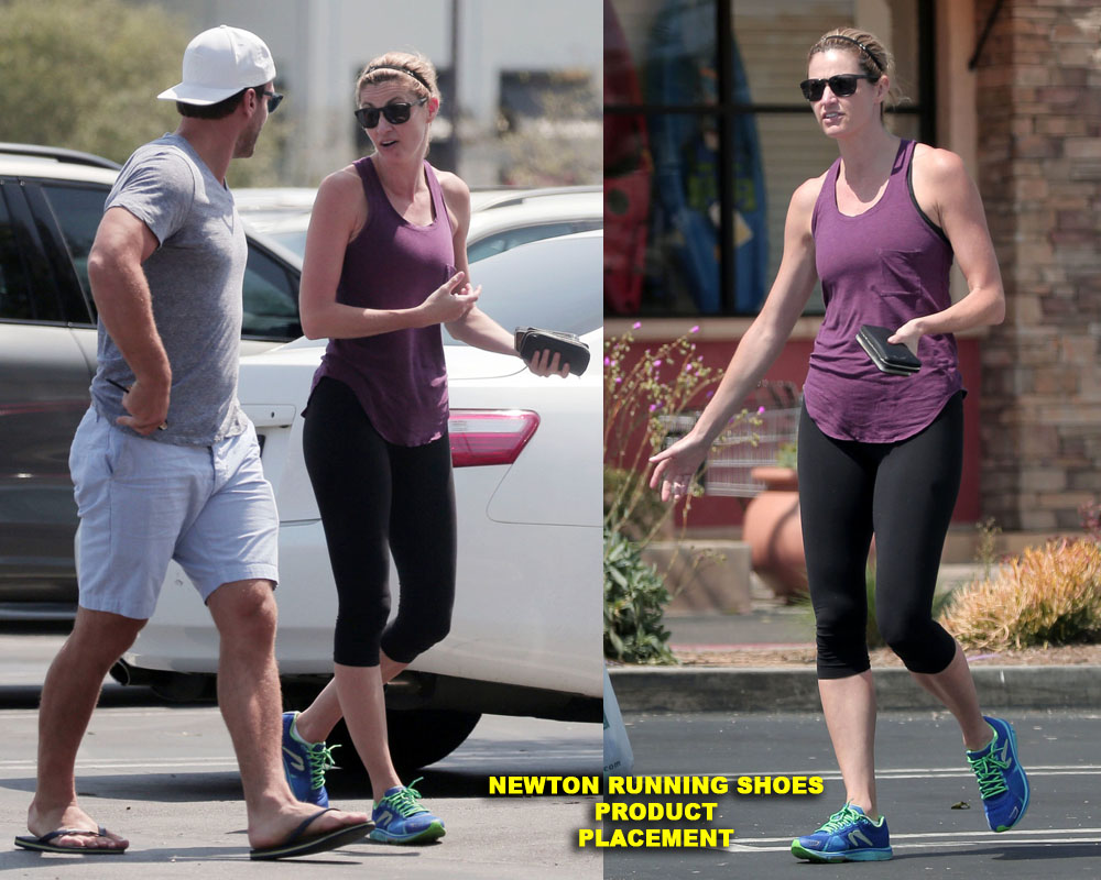 EXCLUSIVE: Active couple Erin Andrews and boyfriend Jarret Stoll look happy as they are spotted shopping for sporting goods in LA