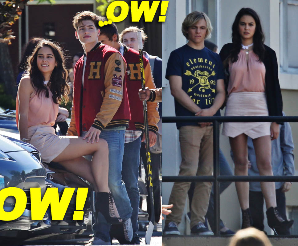 Exclusive... Stars On The Set Of Status Update