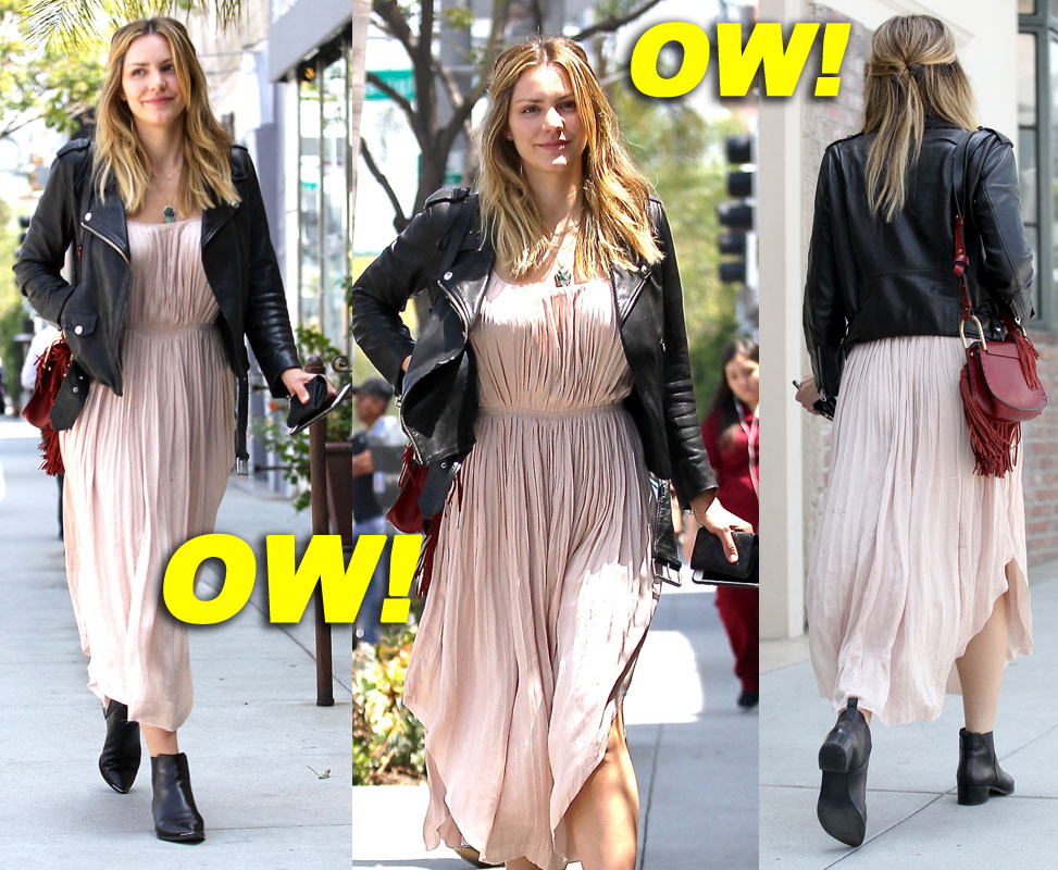 Exclusive... Katharine McPhee Has Lunch In BH