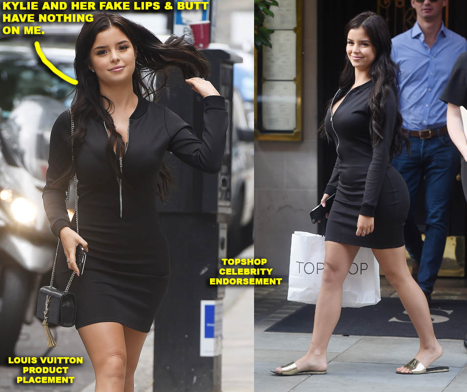 Model Demi Rose Seen Out And About In London
