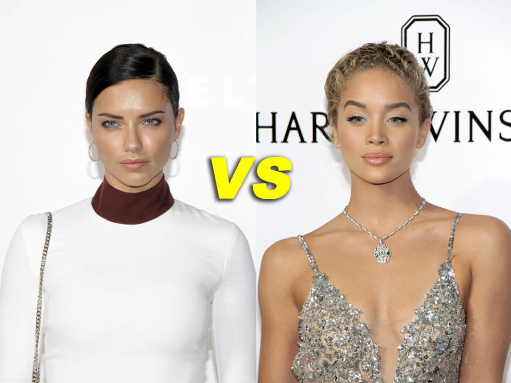 Adriana Lima and Jasmine Sanders