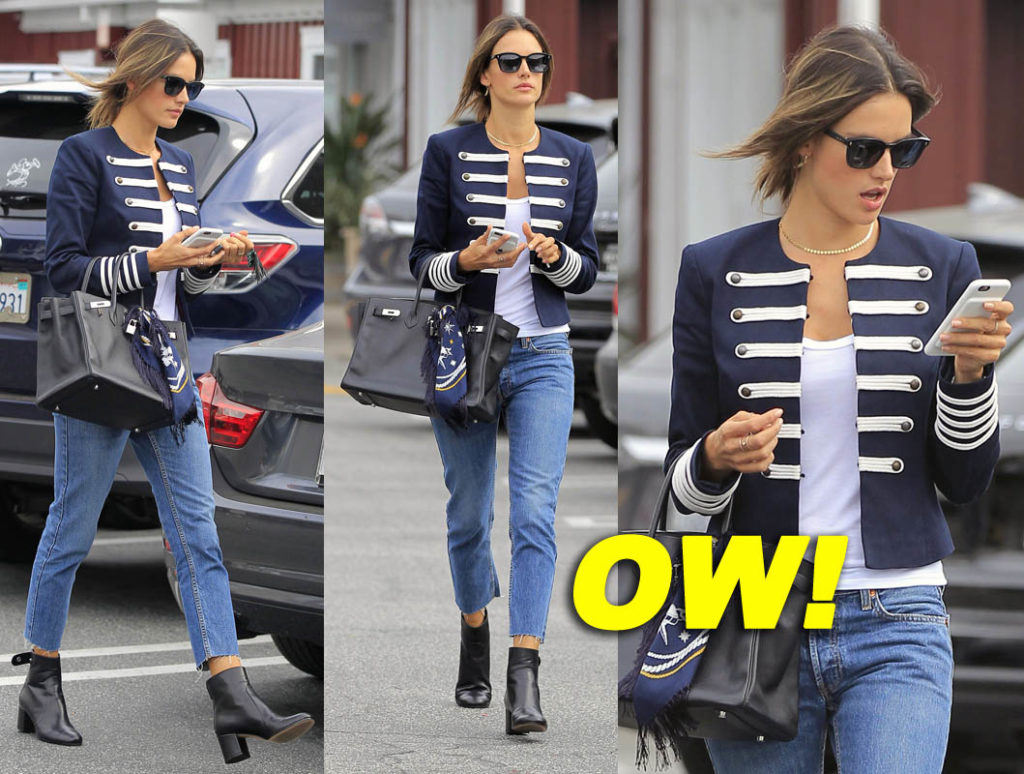 Alessandra Ambrosio Shopping In Brentwood