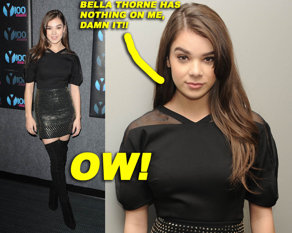 Hailee Steinfeld Visits Radio Station Y-100