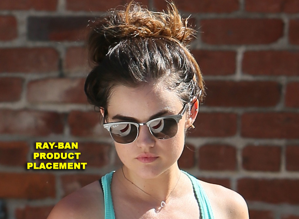Click To See Photo Lucy Hale seen leaving a gym