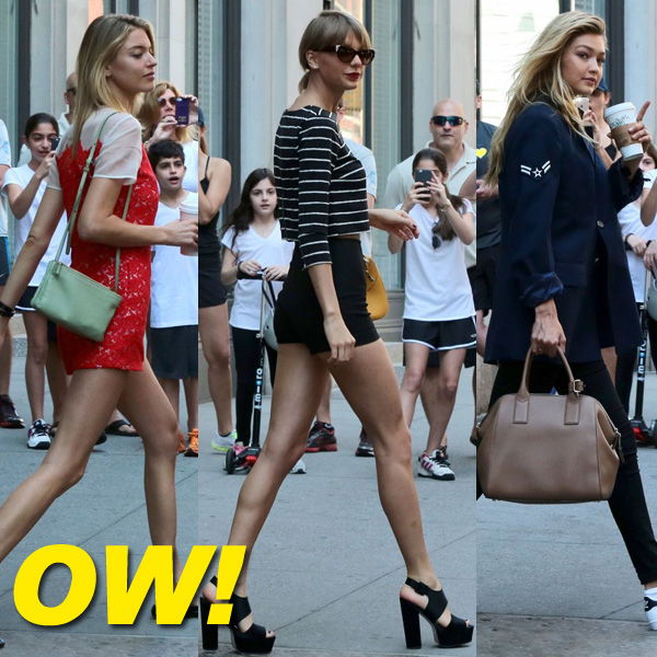 Martha Hunt, Taylor Swift, Gigi Hadid