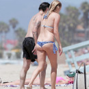 141701, EXCLUSIVE: Chloe Sevigny shows off her toned body in a bikini as she hits a Southern California beach with her boyfriend Rene during a heat wave in Los Angeles. The American Horror Story actor frolicked in the surf and showed a little PDA. Photograph: KVS/Gaz Shirley, © PacificCoastNews. Los Angeles Office: +1 310.822.0419 sales@pacificcoastnews.com FEE MUST BE AGREED PRIOR TO USAGE